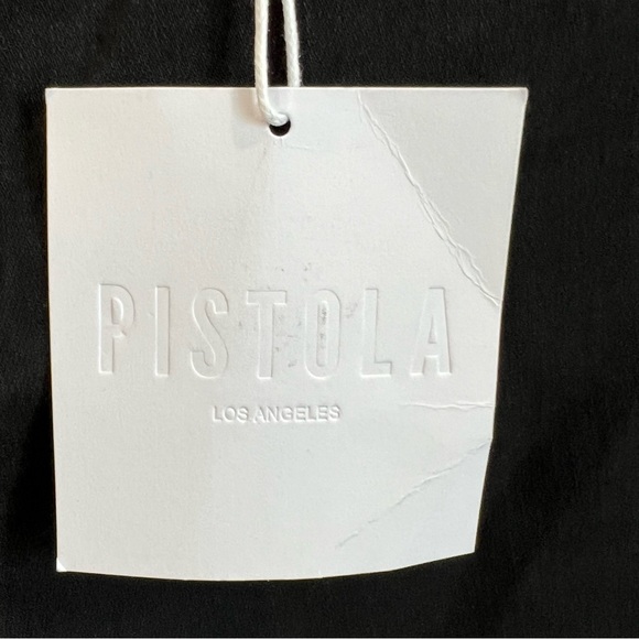 Pistola women Black distress skinny high rise jeans Frey hem Style Arielle Sz 31 - Picture 4 of 16